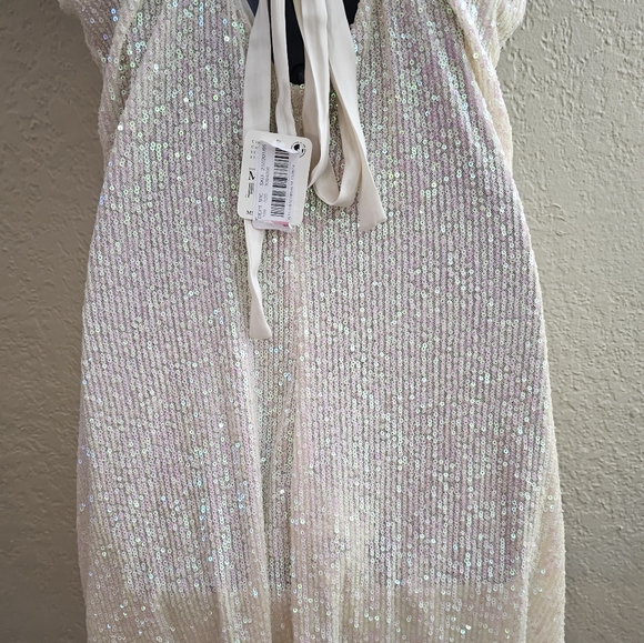 Metallic Gold Rush Sequin Slip By Intimately - Medium - Picture 6 of 11